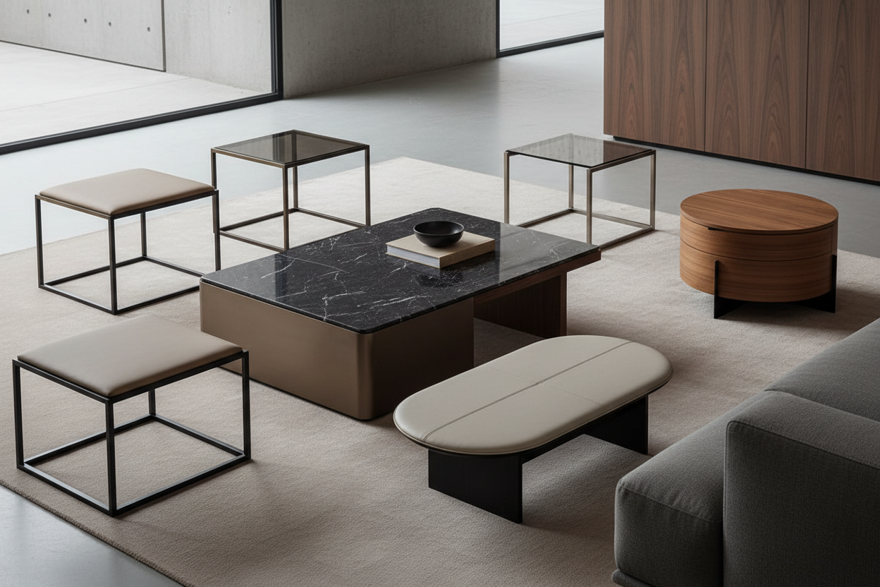 Tables basses design : comment choisir la pièce parfaite pour votre salon ?